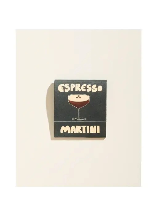 Espresso Martini Printed 10 Stem Matchbook