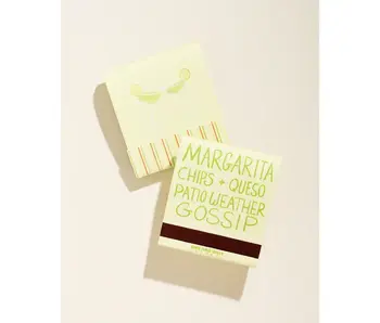 Margarita Printed 10 Stem Matchbook