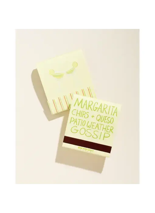 Margarita Printed 10 Stem Matchbook