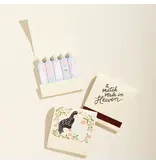 One & Only Paper Match Made in Heaven Printed 10 Stem Matchbook