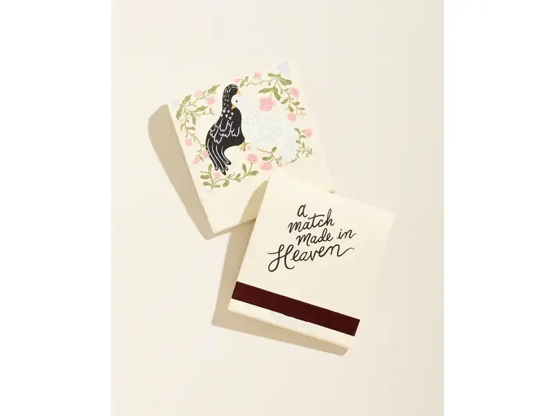 One & Only Paper Match Made in Heaven Printed 10 Stem Matchbook