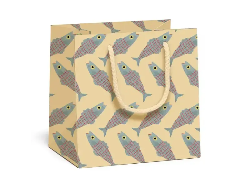 Red Cap Cards Herring Small Gift Bag