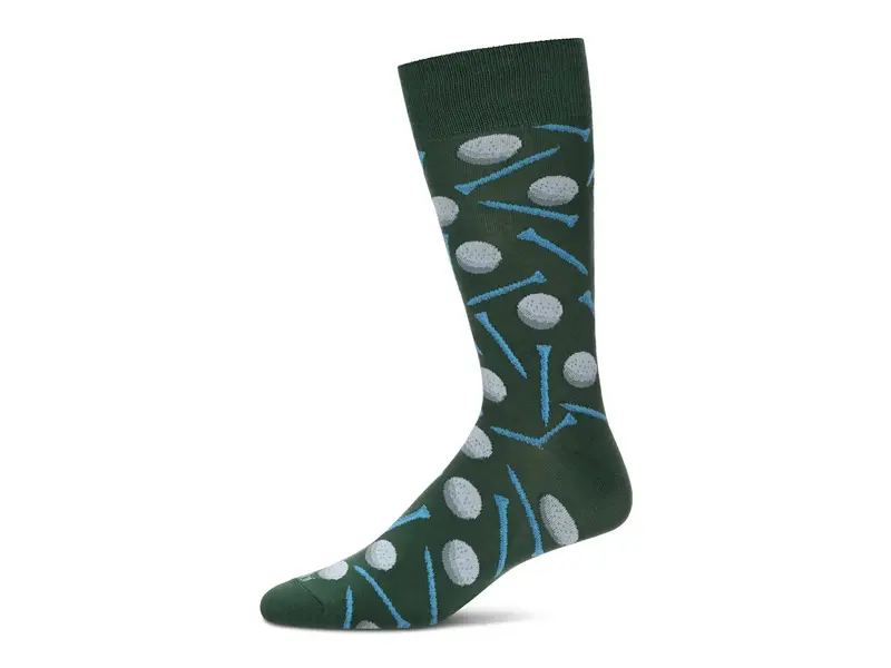 Infinity Classics International Memoi Golf Bamboo Blend Men's Crew Socks