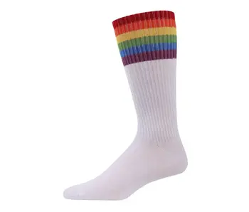 Memoi Rainbow Rugby Crew Socks