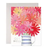 E. Frances Get Well Flowers Greeting Card
