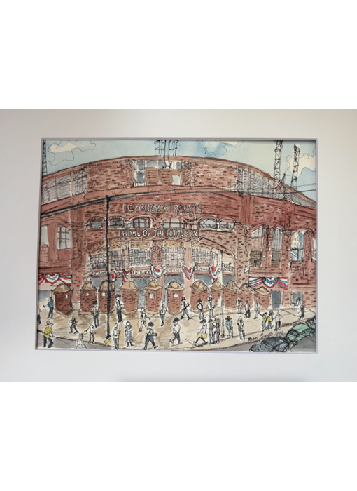 Comiskey Park, 8x10 Print with White Matte