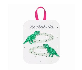 Spotty T-Rex Clips