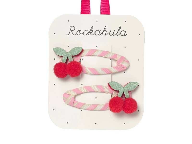 Rockahula Kids Cherry Kiss Stripy Clips