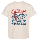 Hey Chicago, Whadda Say | Chicago Baseball Graphic T-Shirt | Kids Baseball Graphic Shirt