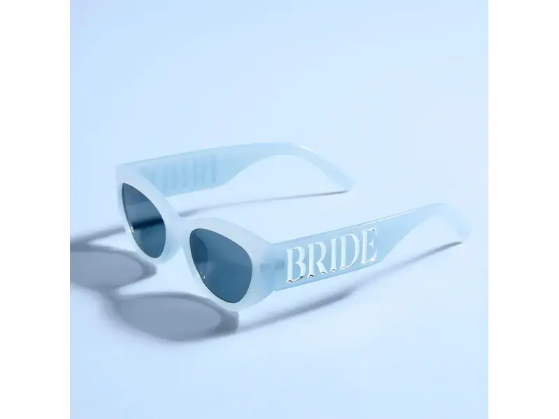 xo, Fetti Blue Bride Sunglasses | Bachelorette Party Bride Sunnies