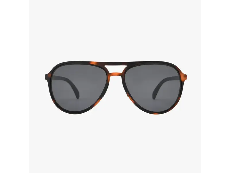 Kohv Eyewear Dash Tortoise Polarized Active Soft Aviator Sunglasses