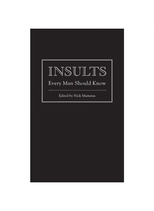 Insults Every Man Should Know