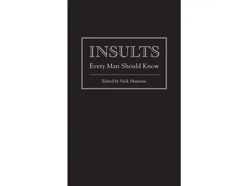 simon & schuster Insults Every Man Should Know