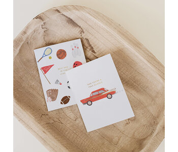 Dad Classic Car Card