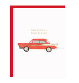 Ramona & Ruth Dad Classic Car Card