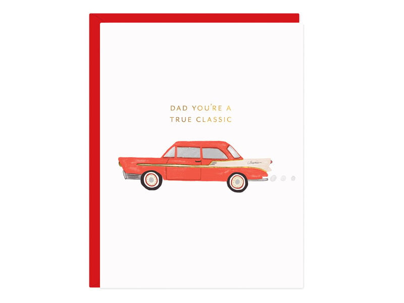 Ramona & Ruth Dad Classic Car Card