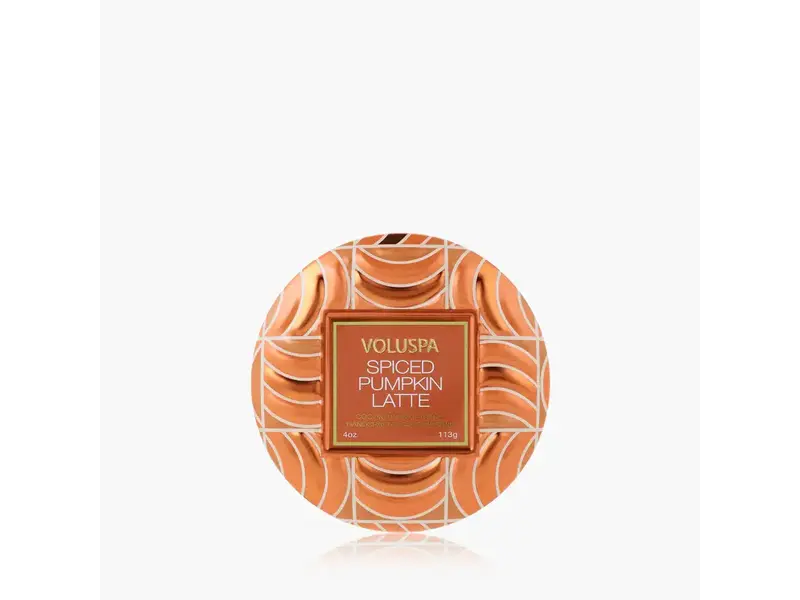 Voluspa Spiced Pumpkin Latte Capsule Mini Tin