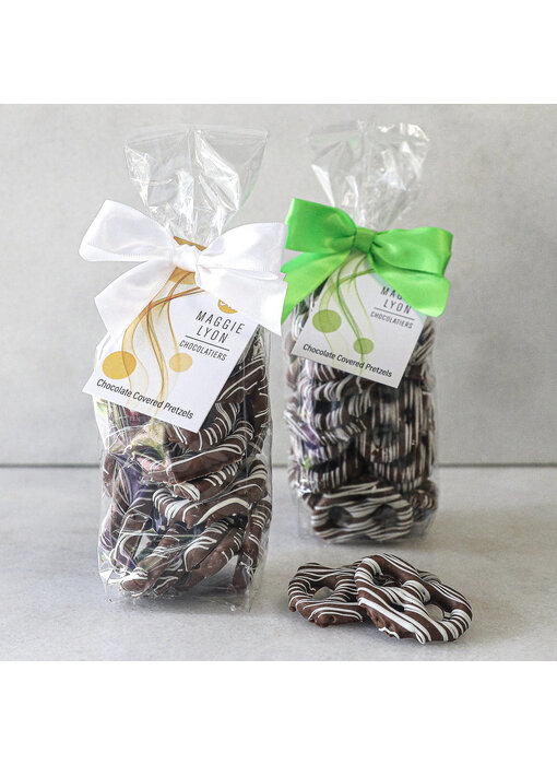 5oz Milk Chocolate Pretzels with White Chocolate Drizzle
