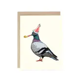 Drawn Goods Birthday Party Pigeon Card