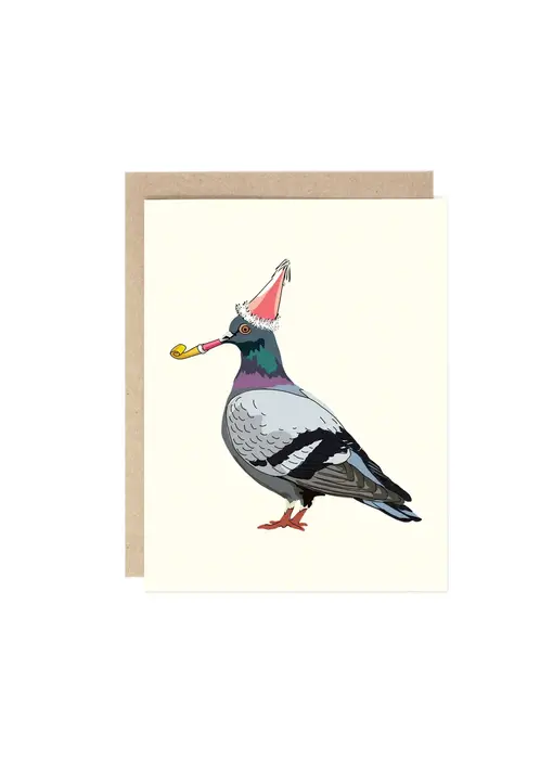 Birthday Party Pigeon Card