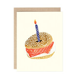Drawn Goods Birthday Bagel Card