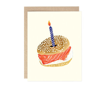 Birthday Bagel Card