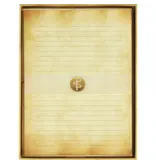 Peter Pauper Press Vintage Parchment Lined Stationery