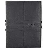 Peter Pauper Press Black Leather Wrap Journal