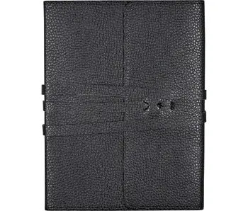 Black Leather Wrap Journal
