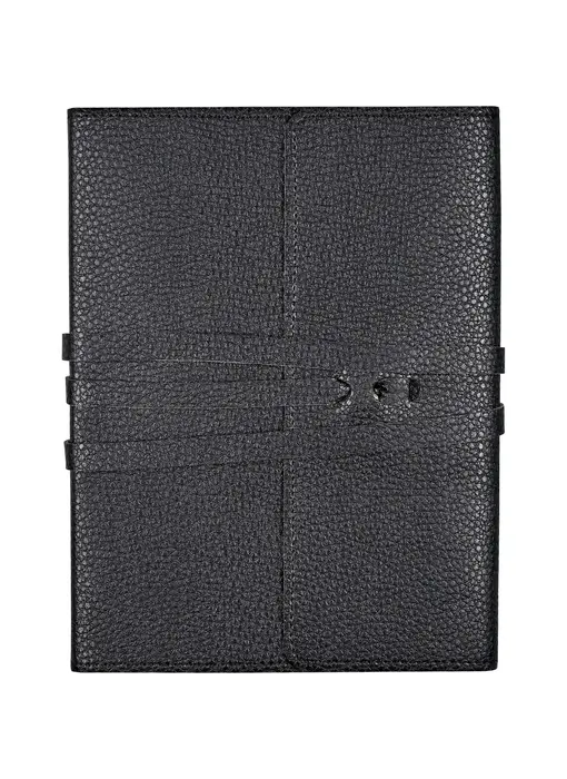 Black Leather Wrap Journal