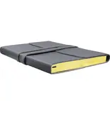 Peter Pauper Press Black Leather Wrap Journal
