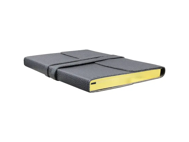 Peter Pauper Press Black Leather Wrap Journal