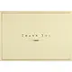 Gold and Cream Thank You Notes