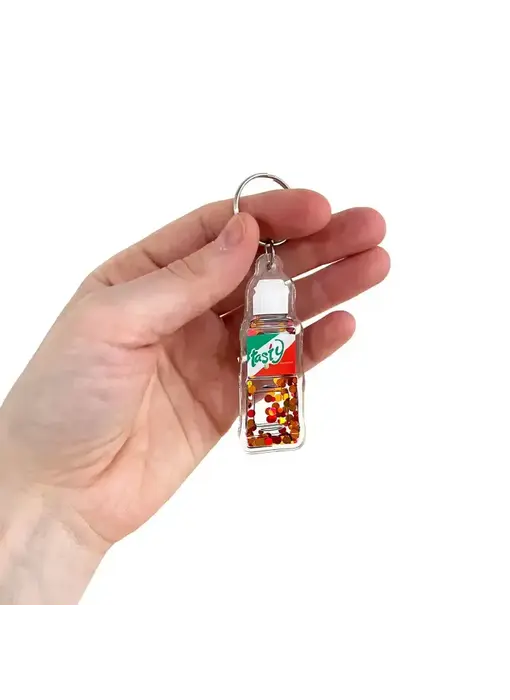 Tajin Seasoning Glitter Keychain