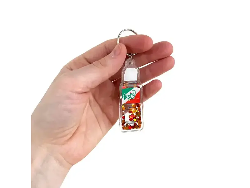 Drawn Goods Tajin Seasoning Glitter Keychain