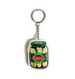 Drawn Goods Dill Pickle Jar Keychain