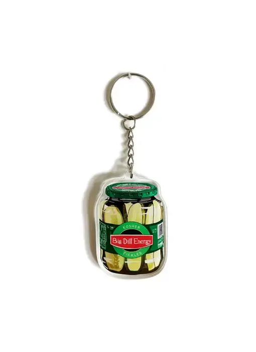Dill Pickle Jar Keychain