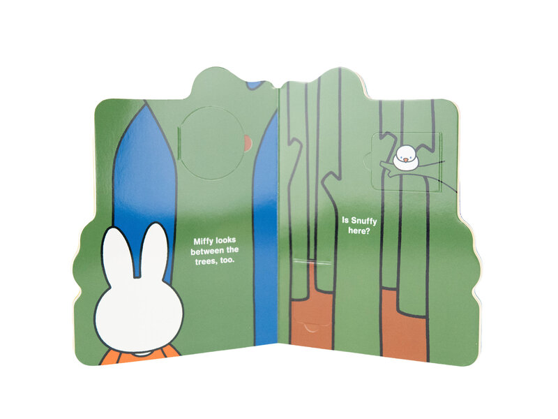 cottage door press Miffy Looks for Snuffy Shaped Board Book