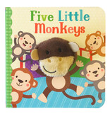 cottage door press Five Little Monkeys Finger Puppet Board Book