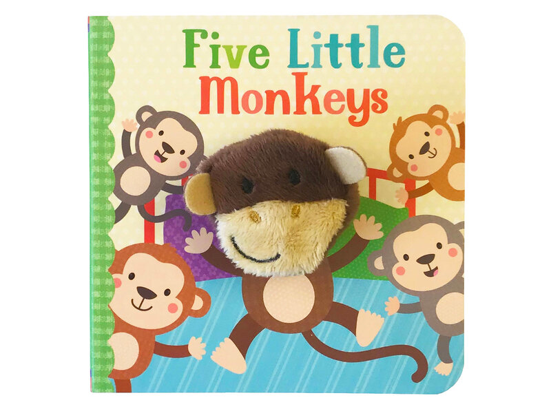 cottage door press Five Little Monkeys Finger Puppet Board Book