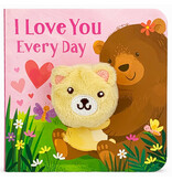 cottage door press I Love You Every Day Finger Puppet Board Book