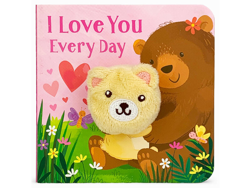 cottage door press I Love You Every Day Finger Puppet Board Book