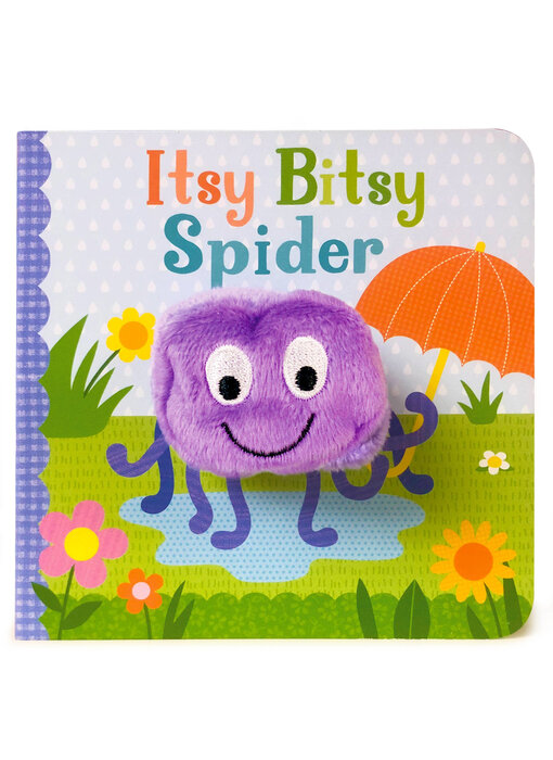 Itsy Bitsy Spider Nursery Rhyme Finger Puppet Board Book