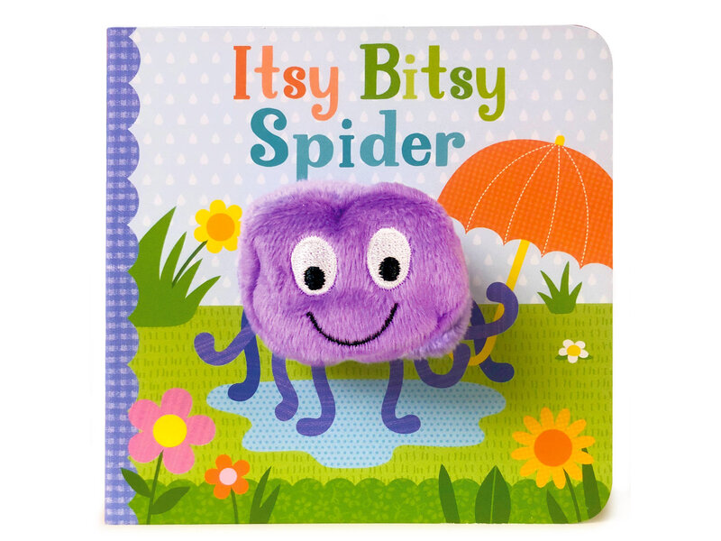 cottage door press Itsy Bitsy Spider Nursery Rhyme Finger Puppet Board Book