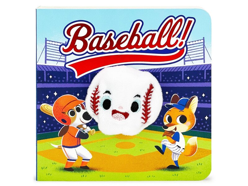 cottage door press Baseball! Interactive Finger Puppet Board Book