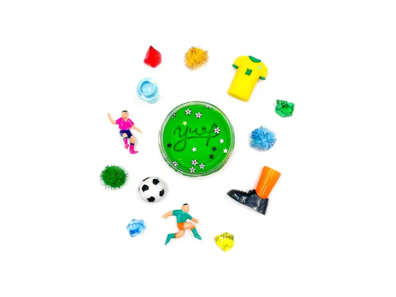 Young + Wild and Friedman Soccer Grab & Go Dough Jar
