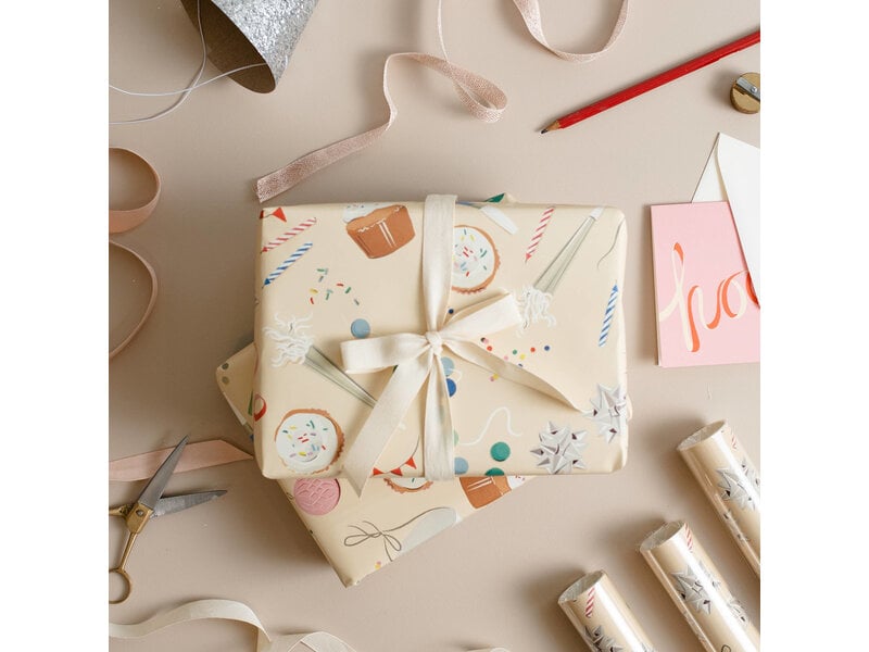 Amy Heitman Birthday Trimmings Gift Wrap - Roll