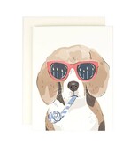 Amy Heitman Beagle Birthday Greeting Card