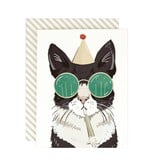 Amy Heitman Birthday Party Cat Card