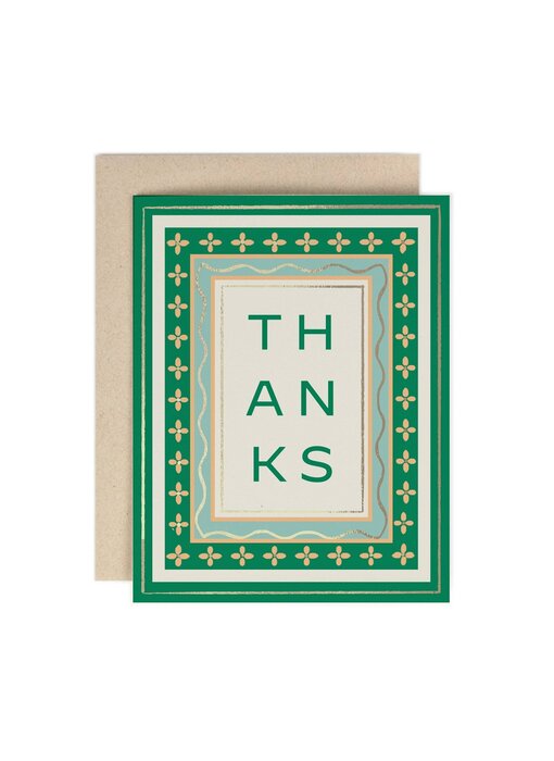 Thanks Framed Card
